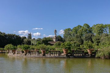Panoramic view of Boboli Gardens (Giardino di Boboli)