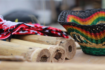 Madera y tela