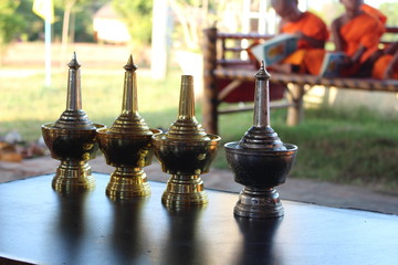 Pitcher for use in religious ceremonies to give to those who have passed away