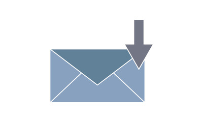 E-mail download icon for downloading attachments