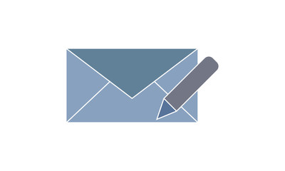 Email write  icon. Write message concept  vector illustration.