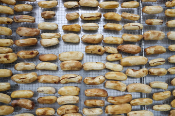 Food preservation by sun drying.