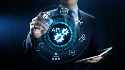 API Application Programming Interface Development technology concept.