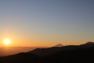 富士　日の出