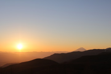 富士　日の出