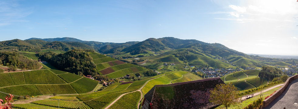 Blick von Schloss Staufenberg