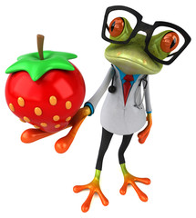 Frog doctor - 3D Illustration