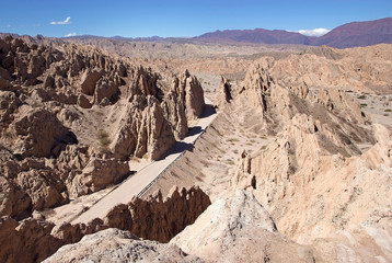 Gorge of Arrows at Angastaco, Argentina