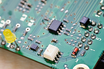 Printed circuit processor in detail.