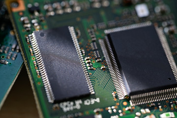 Printed circuit processor in detail.