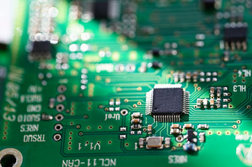 Printed circuit processor in detail.