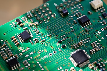 Printed circuit processor in detail.