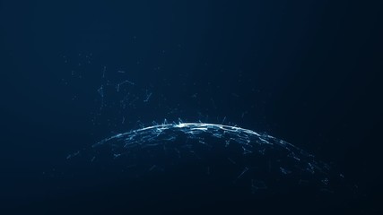 Abstract technology global digital network connections. - Powered by Adobe