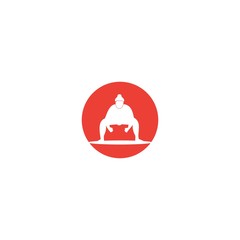 sumo logo template creative design vector, icon