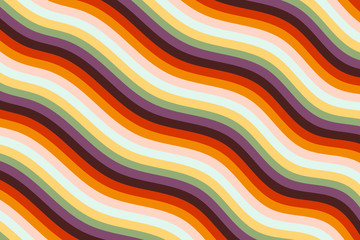 Colorful background with curved lines. Pattern design for banner, poster, flyer, card, cover, brochure