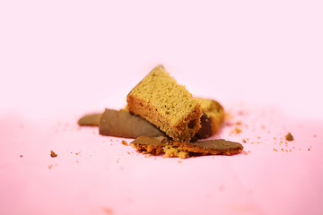 view of traditional honey sponge cake