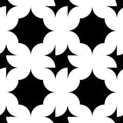 Shapes of squares with rounded corners. Seamless pattern. Vector geometric background. Vector illustration for web design or print.