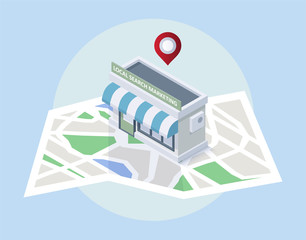 Local seo concept