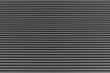 Obraz premium Stripe pattern on gray metal surface background. Front view, architecture design option.