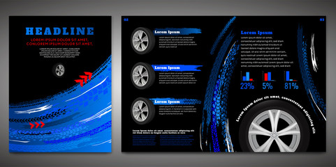 Vector automotive brochure template © Double Brain