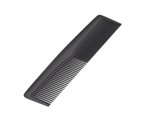 Hair comb on white