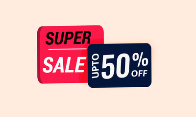 50% offer Sale Banner 