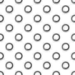 Vector seamless pattern with black spiral and swirl motion elements. Texture for fashion.