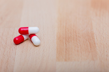 Medicine, capsules and medications. Health.