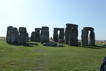 Stonehenge, Neolithic ancient standing stone circle monument, UNESCO World Heritage Site,...