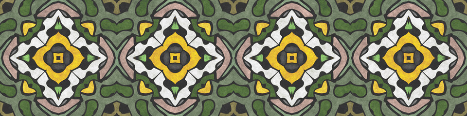 Fototapeta premium Abstract cartoon kaleidoscope