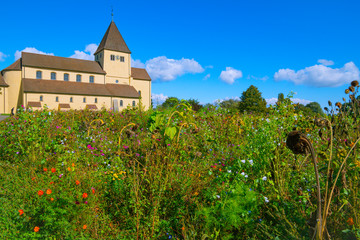 St. Georg Church on Reichenau Island has been standing here for over 1000 years. There are no...