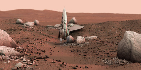 ufo found on martian land