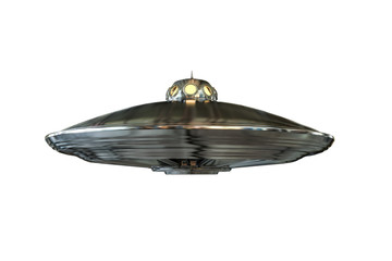 ufo isolated on white background