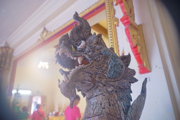 statue in thai temple