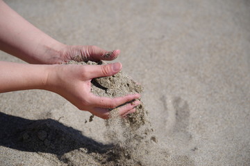 砂遊び