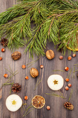 Christmas mood background. New Year holiday