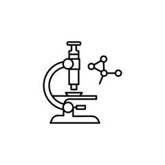 Research icon. Element of future business thin line icon