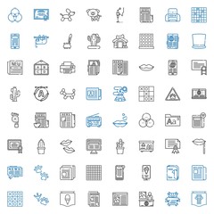 print icons set