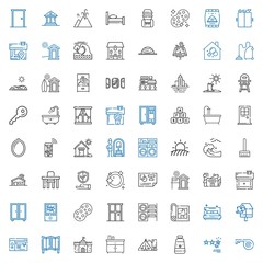 house icons set