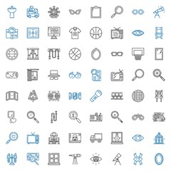 view icons set