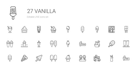 vanilla icons set