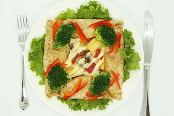 ガレット　そば粉のクレープ