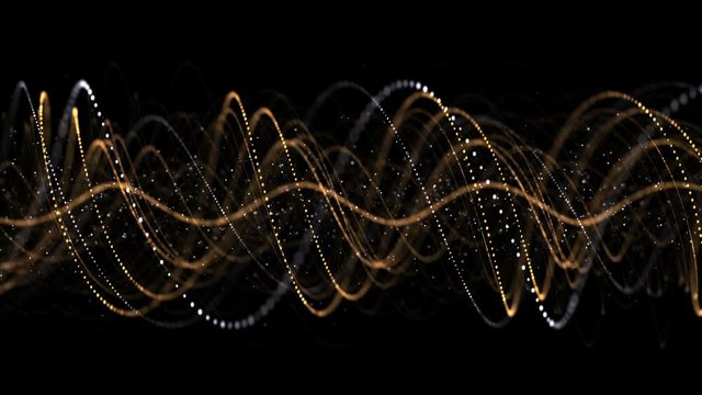 Intertwined Technology Fibers Animation Background, Loop, 4k