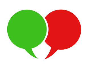 Speech bubble vector illustration