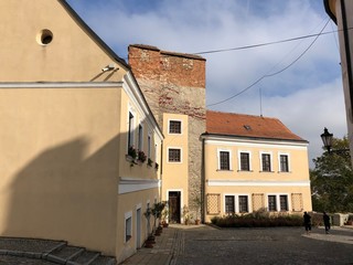 street in town of old Miculov