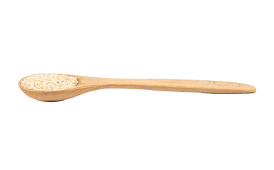 Sesame seeds in spoon