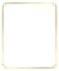 Vector of Christmas Simple Gold border