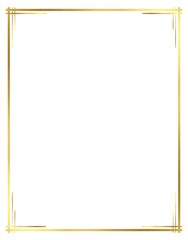 Vector of Christmas Simple Gold border