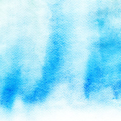 Watercolor stain, blot on a white background. Abstract cloud. Closeup watercolor texture for design background, template, banner.