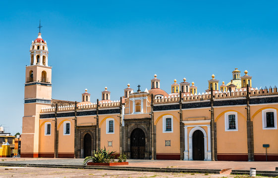 Capilla Real de Naturales at San Gabriel Friary in Cholula, Mexico